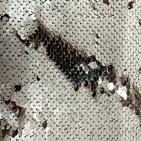 Reversible Sequin Polyester Spandex Fabric 56"