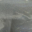 Polyester Spandex Hologram Fabric White Holo Silver