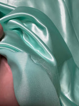 Duchesse Satin Mint Green