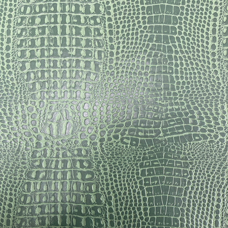 Marine Gator Vinyl Fabric - Gator Print, 54" Width (1 Yard)