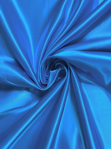 Duchesse Satin Aqua Blue