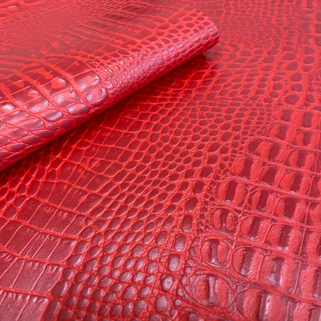 Marine Gator Vinyl Fabric - Gator Print, 54" Width (1 Yard)