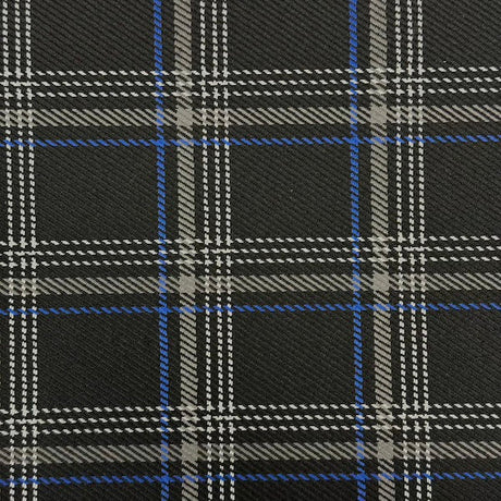 Plaid Acrylic Twill Upholstery Fabric - Plaid, 54" Width (1 Yard)