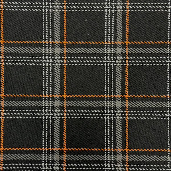 Plaid Acrylic Twill Upholstery Fabric - Plaid, 54" Width (1 Yard)