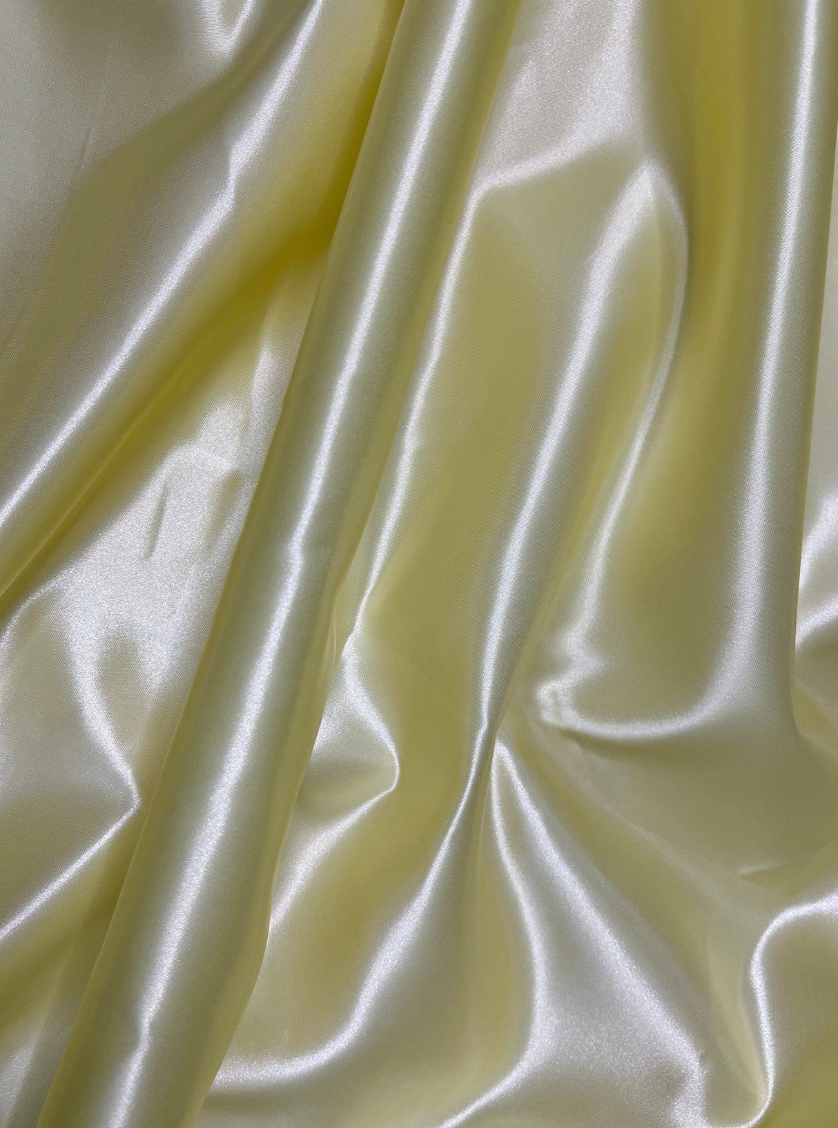 Heavy Satin Pale Yellow