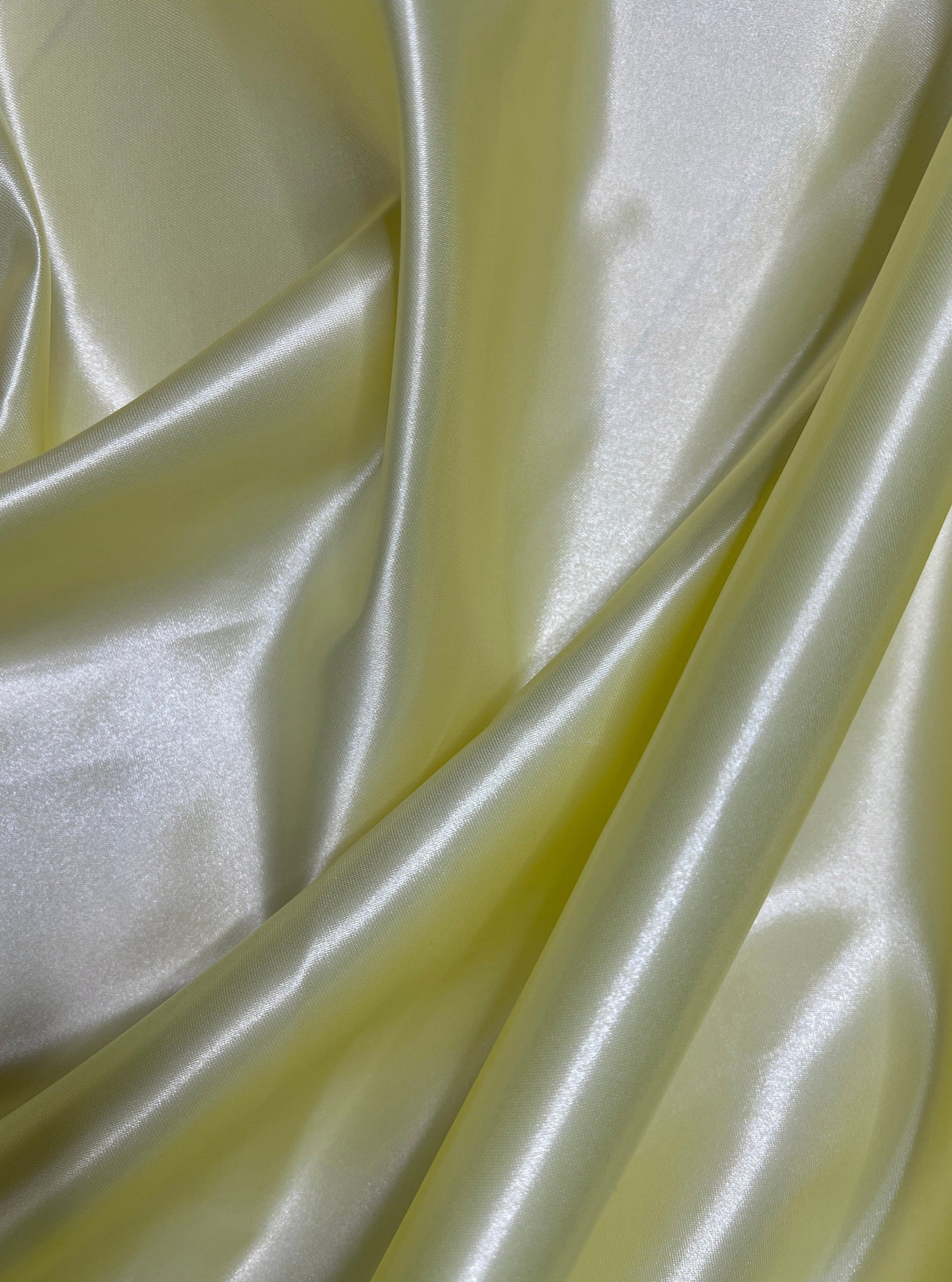Heavy Satin Pale Yellow