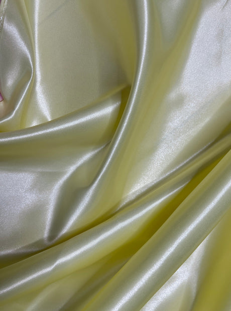Heavy Satin Pale Yellow
