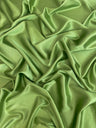 Apple Green Silky Stretch Satin