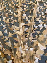 Gold 3D Butterfly Lace