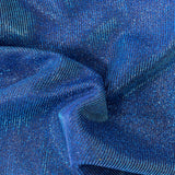 Holographic Shimmer Lurex Glitter Rayon Fabric - Holographic Glitter, 60" Width (1 Yard)
