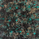 Crushed Stretch Velvet Fabric Camouflage Leopard Print