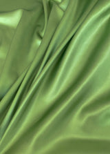 Apple Green Silky Stretch Satin
