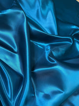 Teal Duchesse Satin