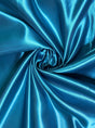 Teal Duchesse Satin
