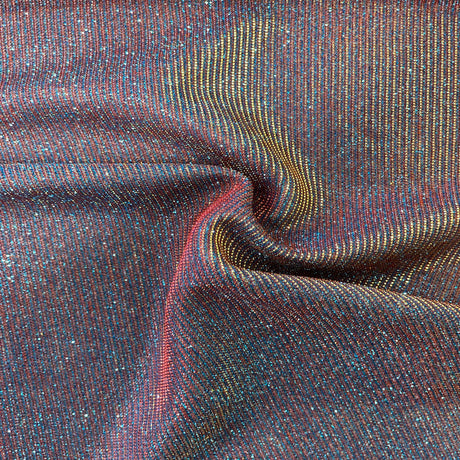 Holographic Shimmer Lurex Glitter Fabric