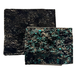 Crushed Stretch Velvet Fabric Camouflage Leopard Print