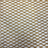Sequins Stretch Mesh Fabric Diamond Pattern