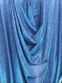Stretch Metallic Lurex Aqua Blue