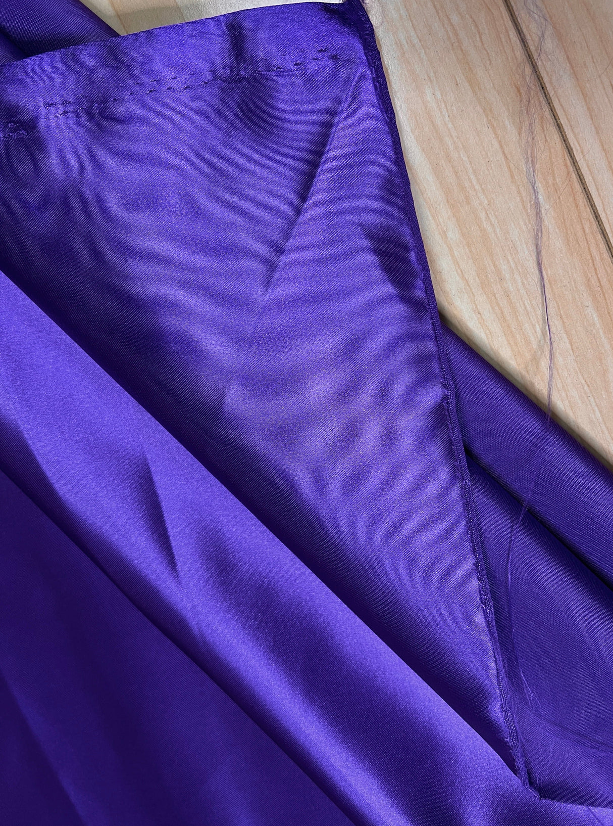 Purple Duchesse Satin