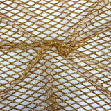 Sequins Stretch Mesh Fabric Diamond Pattern