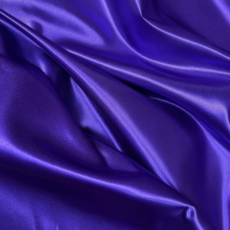 Purple Duchesse Satin
