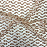 Sequins Stretch Mesh Fabric Diamond Pattern