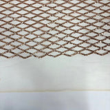 Sequins Stretch Mesh Fabric Diamond Pattern