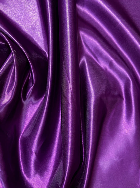 Plum Duchesse Satin