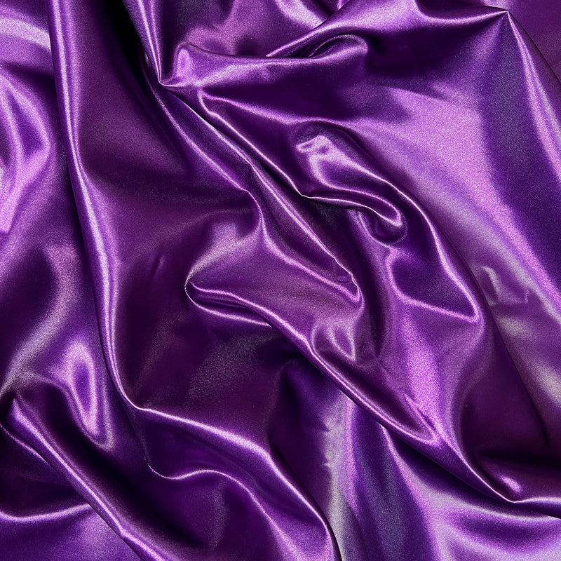 Plum Duchesse Satin