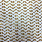 Sequins Stretch Mesh Fabric Diamond Pattern