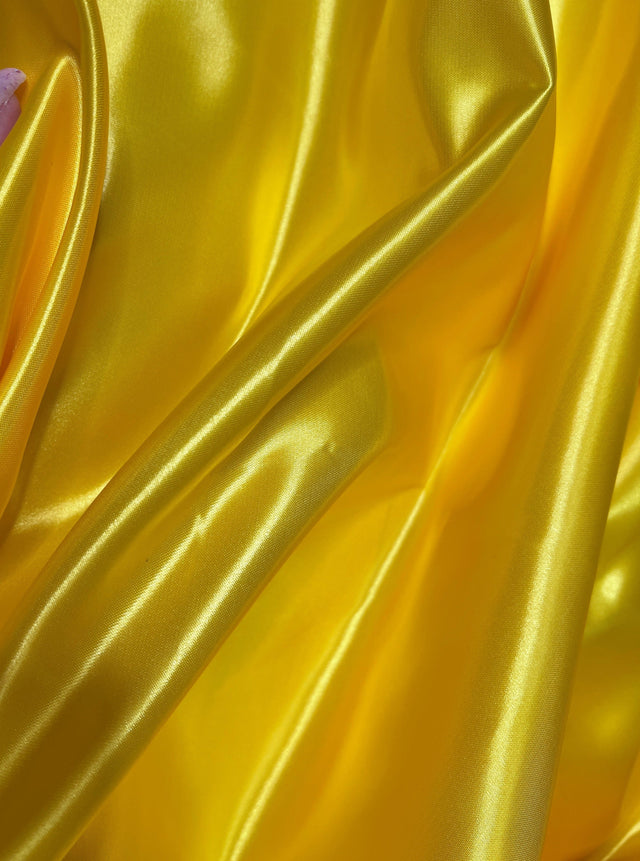 Yellow Duchesse Satin