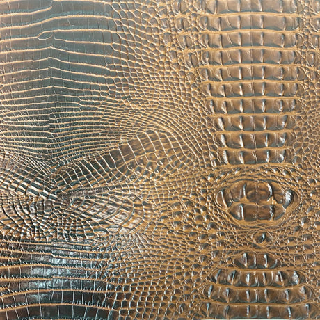 Amazon 3D Embossed Gator Faux Leather Vinyl Fabric - 3D Embossed Gator, 56" Width (1 Yard)