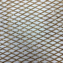 Diamond Pattern Sequins Stretch Mesh Fabric - Polyester Spandex Mesh, Diamond Pattern, 60" Mesh Width, 54" Sequins Width (1 Yard)