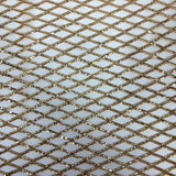 Sequins Stretch Mesh Fabric Diamond Pattern