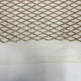 Sequins Stretch Mesh Fabric Diamond Pattern
