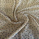 Nylon Spandex Power Mesh Caviar Glitter Fabric