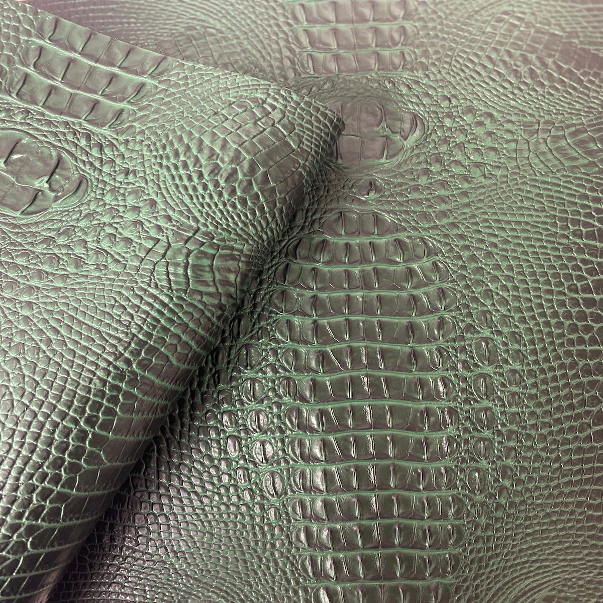 Faux Leather Vinyl Fabric 3D Embossed Gator