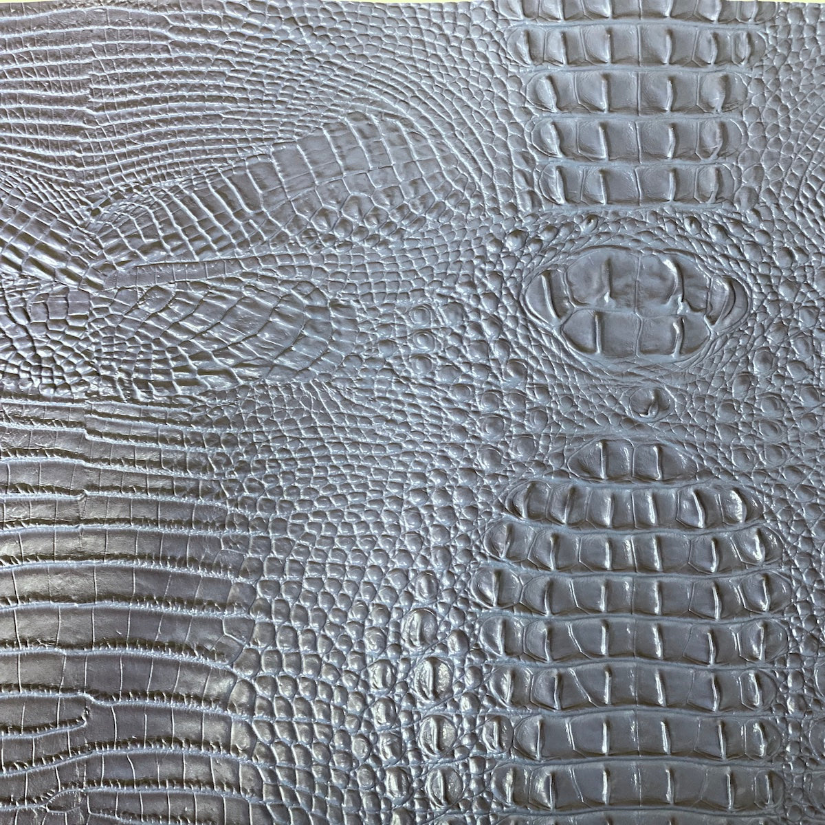Faux Leather Vinyl Fabric 3D Embossed Gator