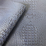 Faux Leather Vinyl Fabric 3D Embossed Gator