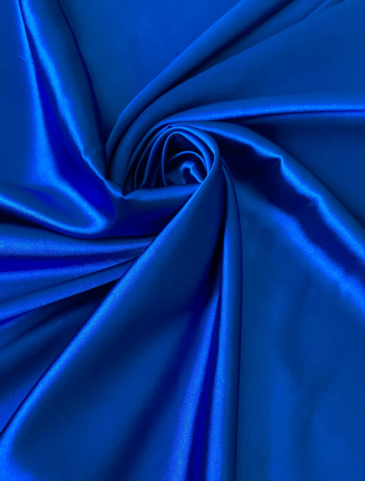 Stretch Satin Royal Blue