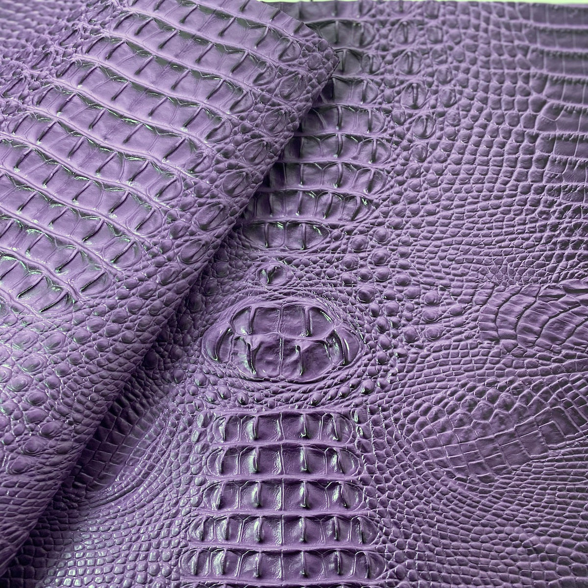 Faux Leather Vinyl Fabric 3D Embossed Gator