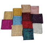 Sequins Stretch Mesh Fabric Diamond Pattern