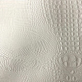 Faux Leather Vinyl Fabric 3D Embossed Gator