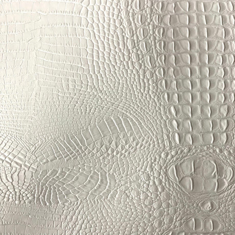 Faux Leather Vinyl Fabric 3D Embossed Gator