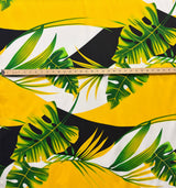 Cotton Poplin Tropical Palm Print Fabric