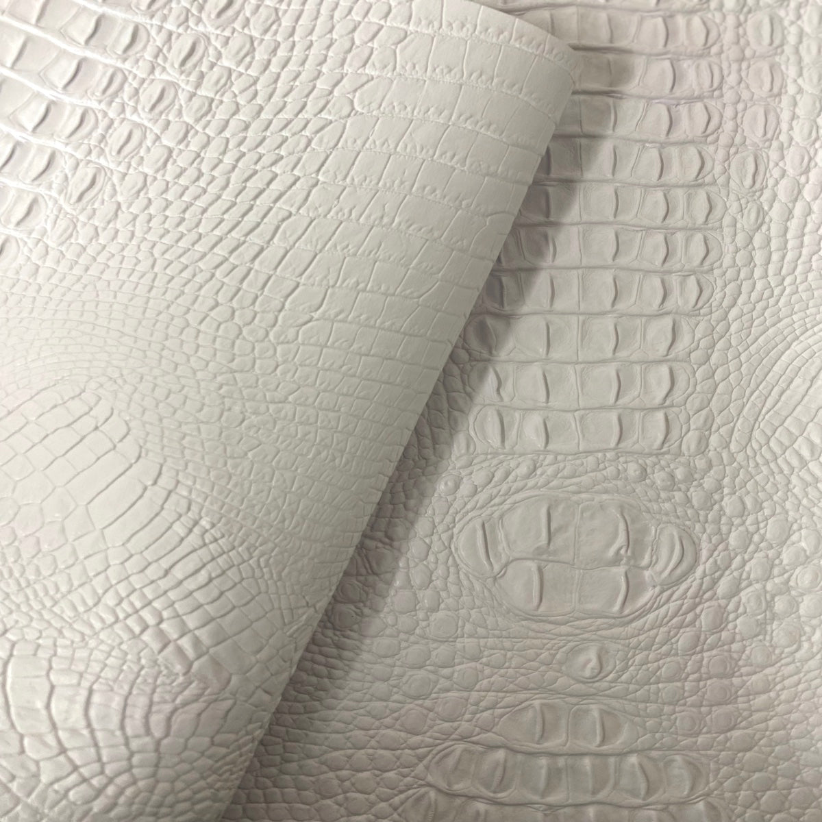 Faux Leather Vinyl Fabric 3D Embossed Gator
