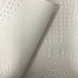 Faux Leather Vinyl Fabric 3D Embossed Gator