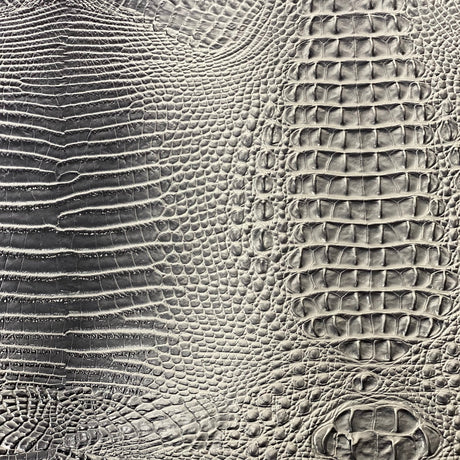 Faux Leather Vinyl Fabric 3D Embossed Gator