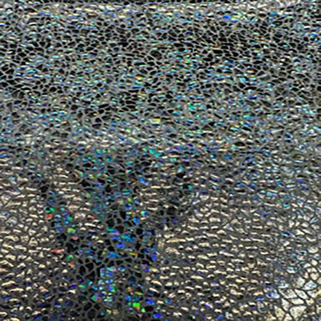 Nylon Spandex Holographic Snake Fabric 60"