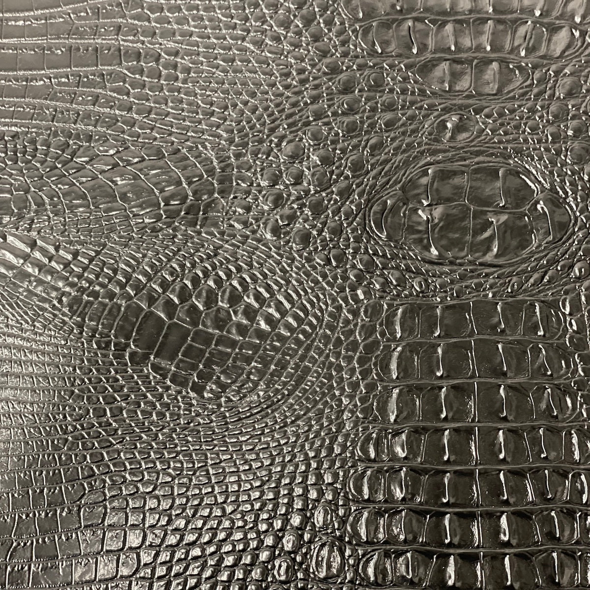 Faux Leather Vinyl Fabric 3D Embossed Gator